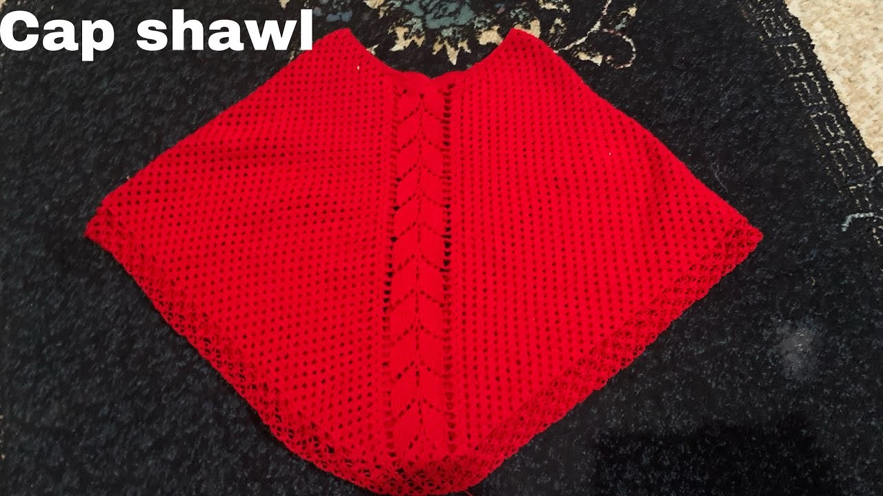 How to crochet cap shawl very easy and simple crochet cap shawl wonderful for beginners