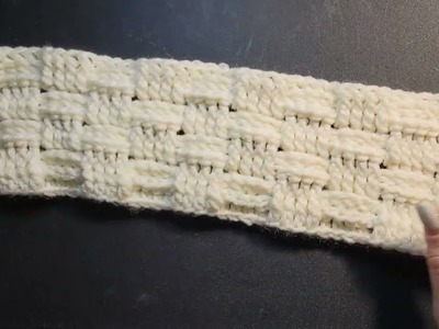 How to CROCHET the lovely  basket weave stitch.  Easy peasy lemon squeezy!! Beginner level!