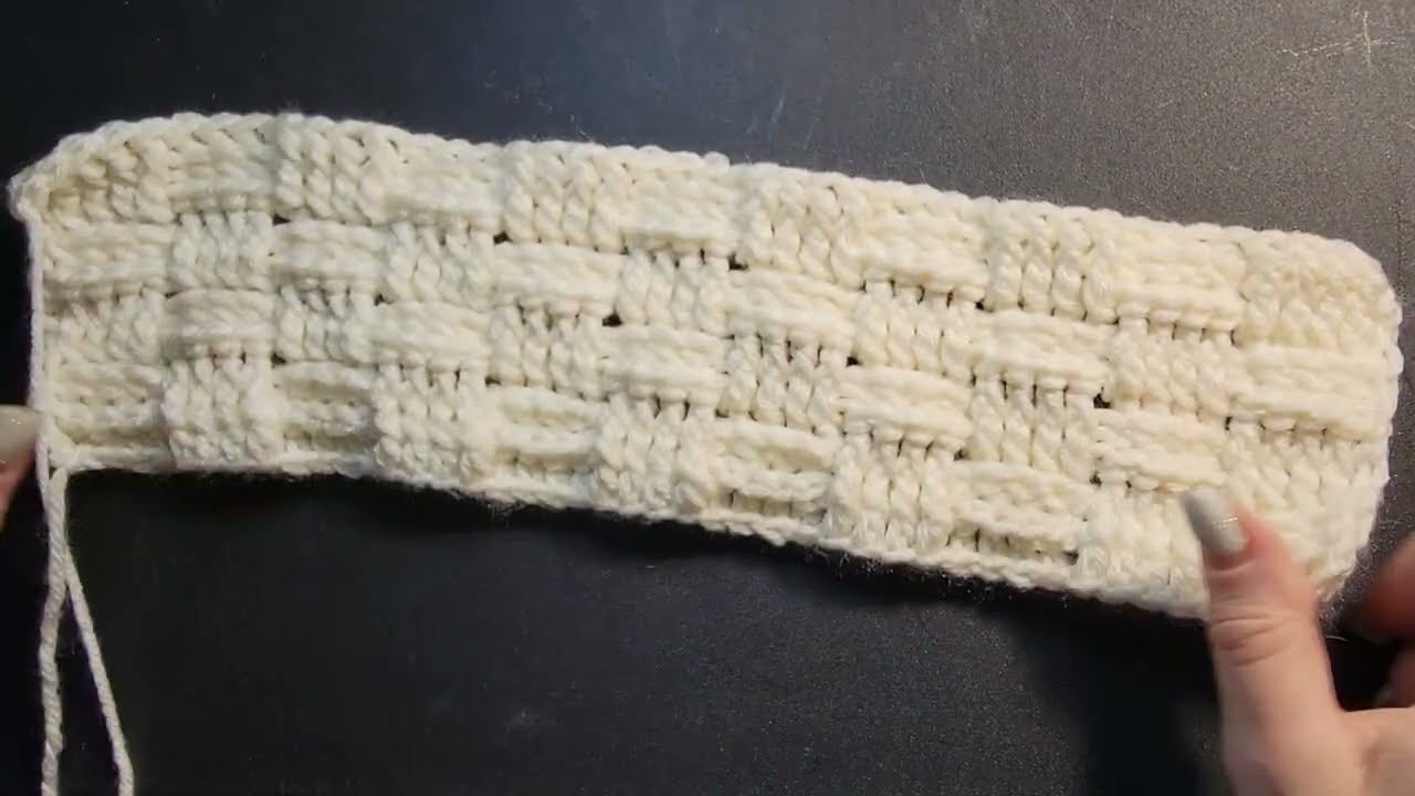 How to CROCHET the lovely  basket weave stitch.  Easy peasy lemon squeezy!! Beginner level!