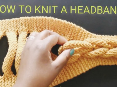 How to Knit an Easy Headband for beginners