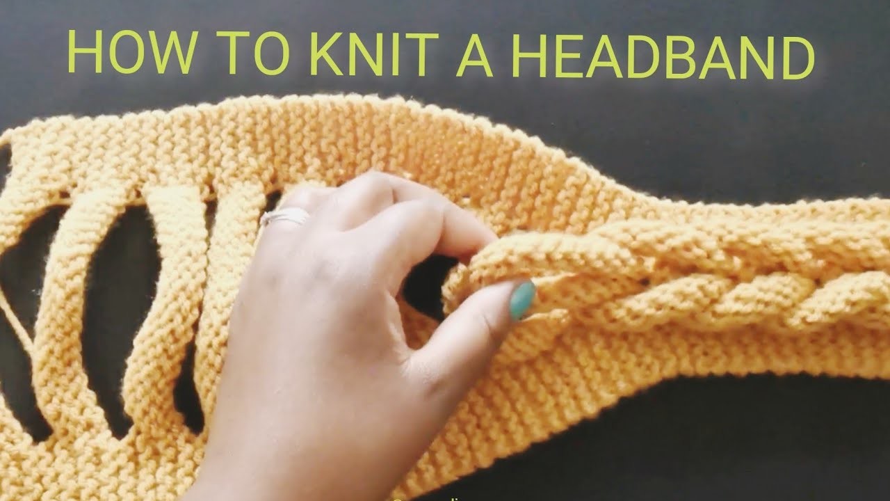 How to Knit an Easy Headband for beginners