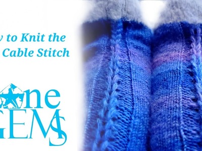 How to Knit the Drop Cable Stitch