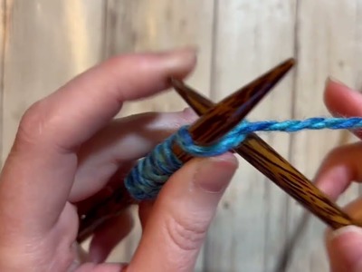 How to Knit the Knit Cast on - Learn to Knit