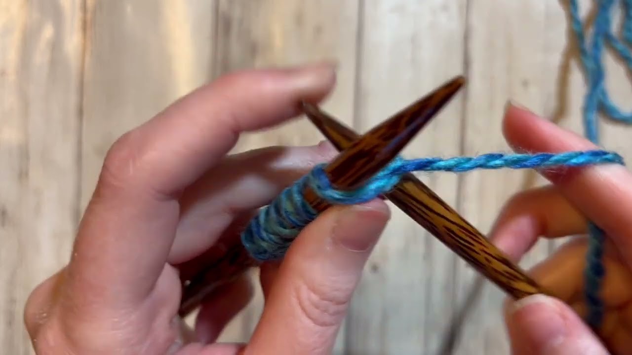 How to Knit the Knit Cast on - Learn to Knit