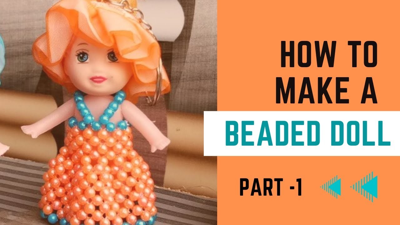 How to make a beaded doll dress. beaded doll dress. Barbie doll #beadsart #beaded ????????