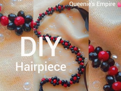 How To Make A Beaded Hairpiece.DIY