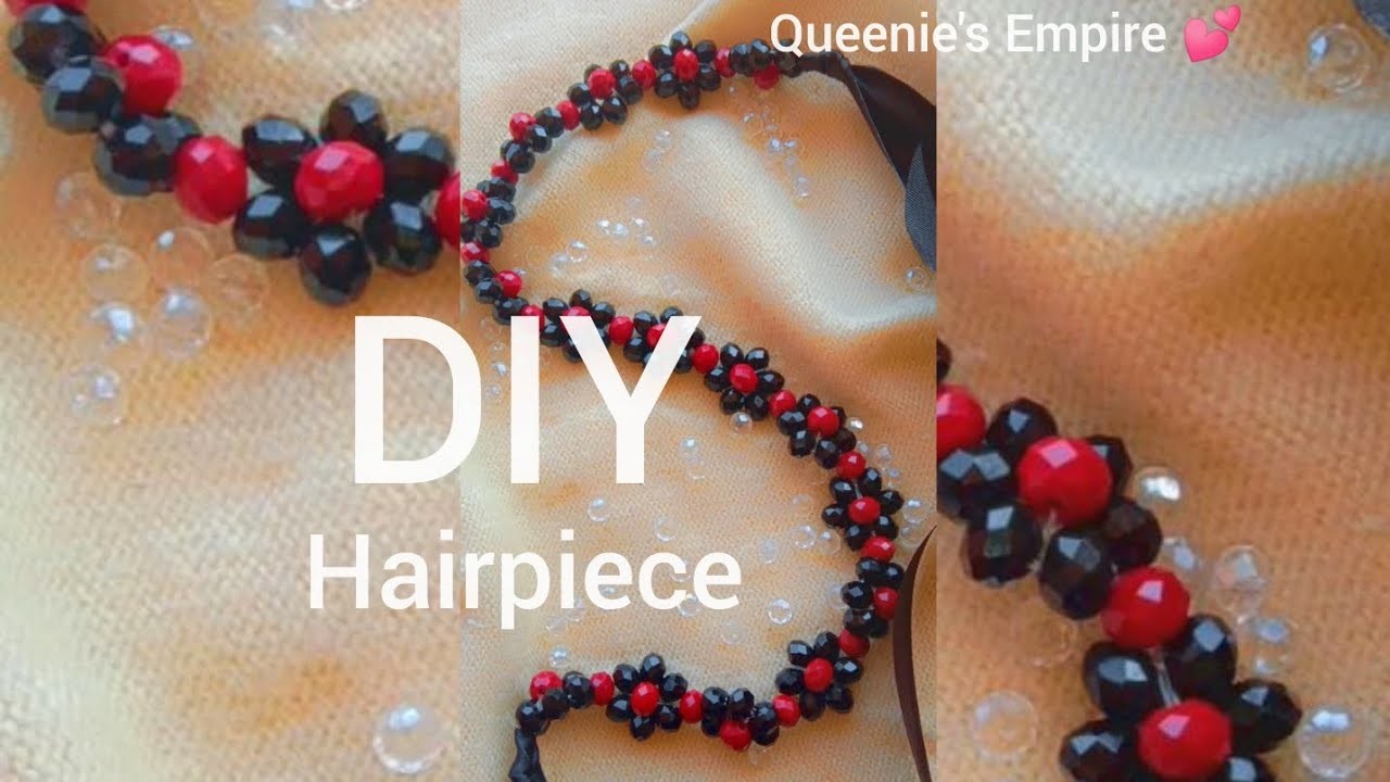 How To Make A Beaded Hairpiece.DIY