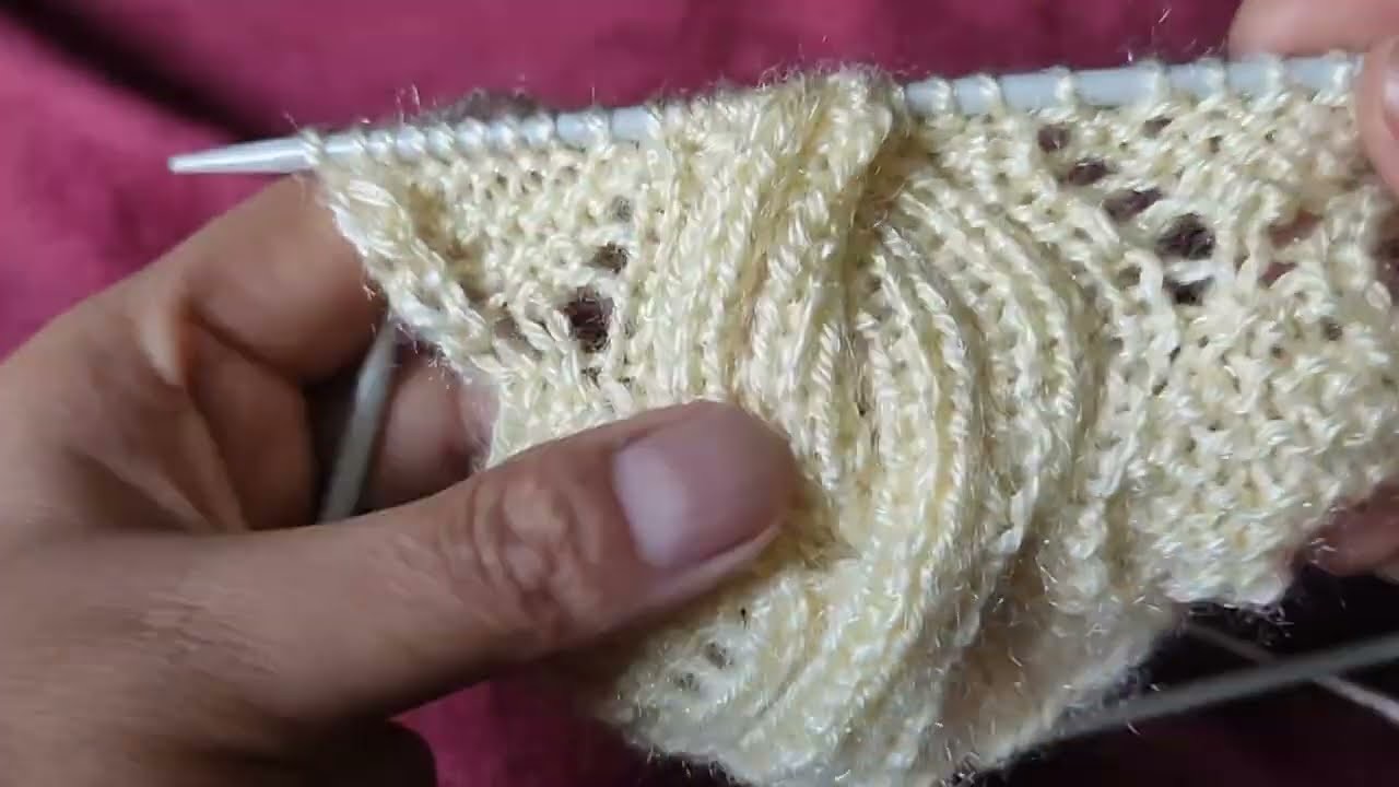 How to make Rib cables knitting Design for Beginners # Ladies cardigan ,baby Sweater, etc#part2