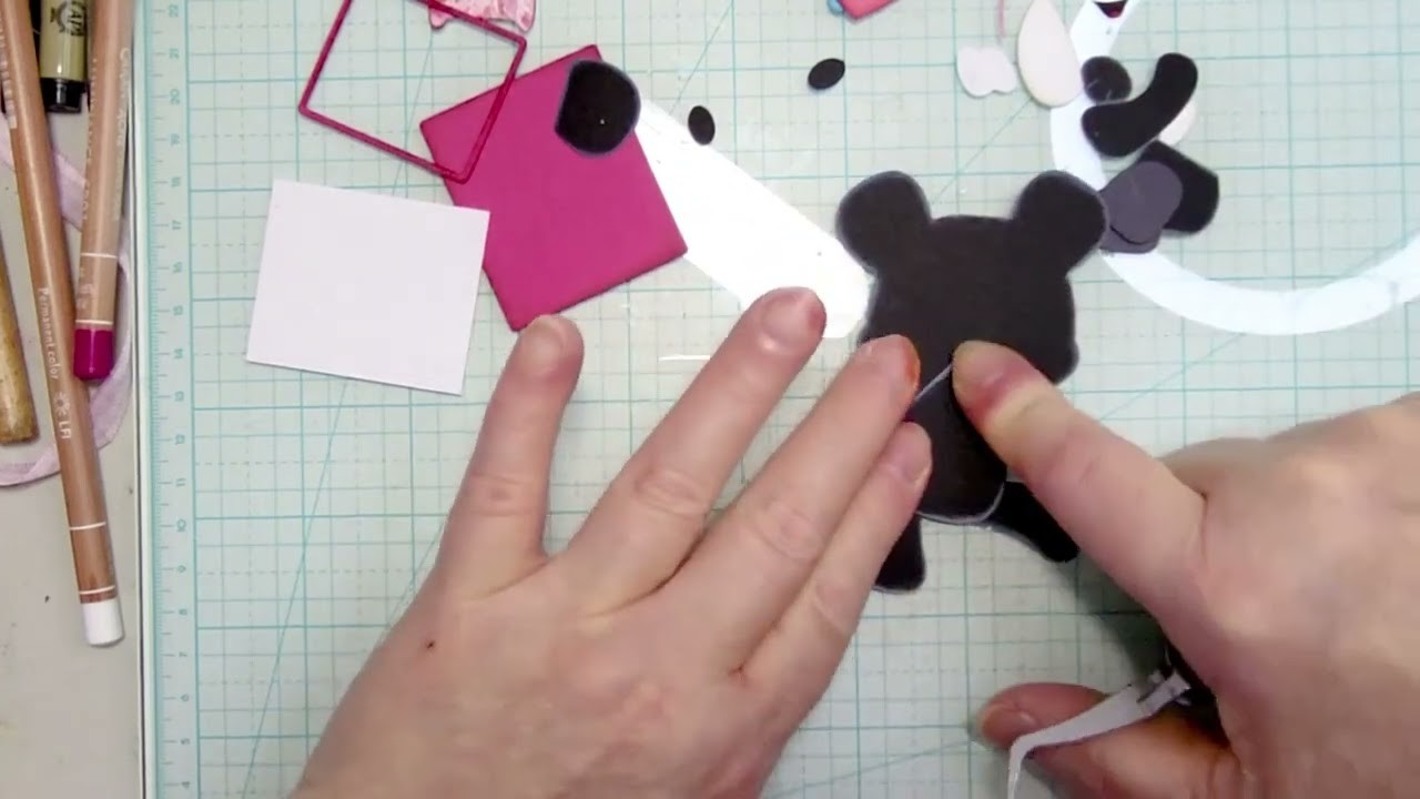 I Love You Panda's "I" Paper Piece Process