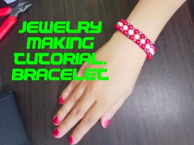 Jewelry making tutorial. bracelet