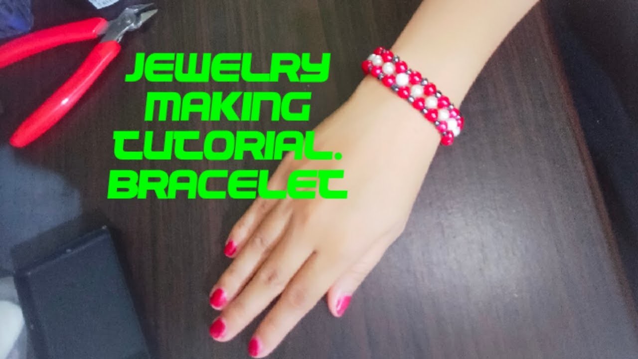 Jewelry making tutorial. bracelet