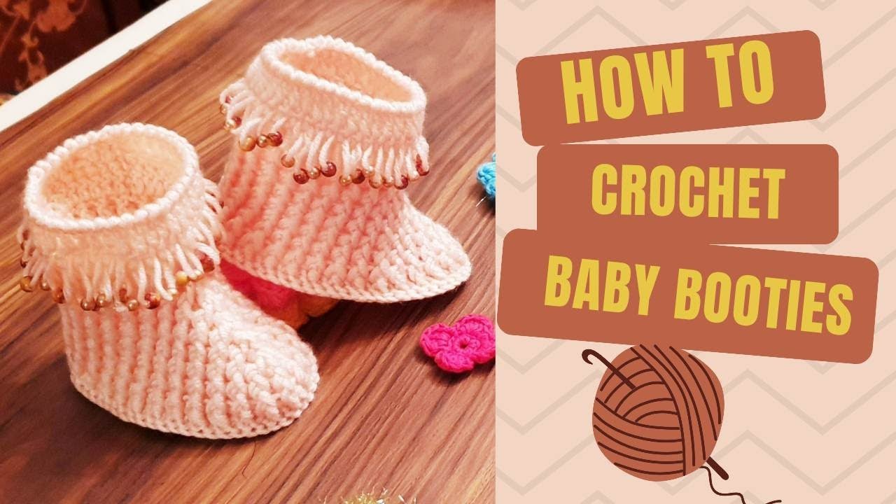 Learn To (Do) BOOTIES CROCHET WITH BEADS Like A Professional - free easy crochet patterns