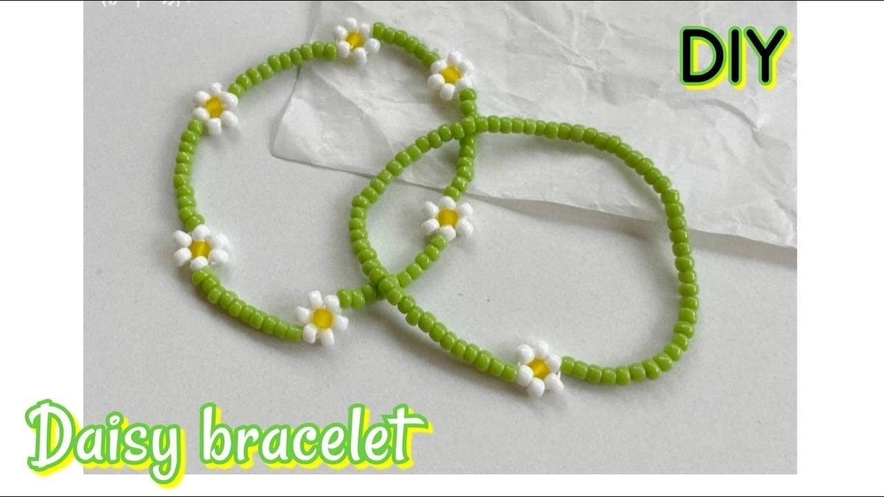 Making bracelets tutorial | Daisy bracelet | DIY | Handmade with love Simie
