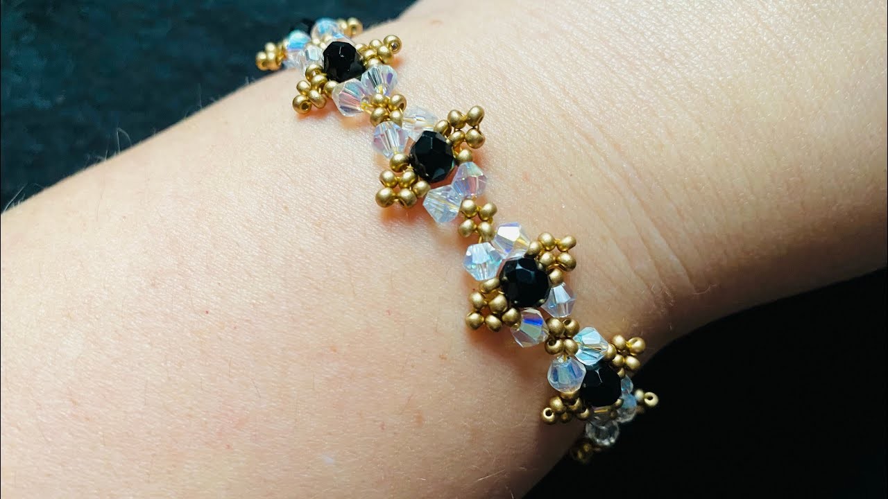 Making Jewelry Tutorial. beaded bracelet DIY