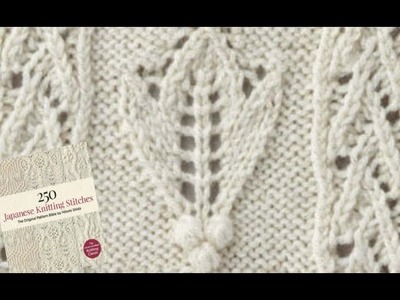 Pattern 58 from the "250 Japanese knitting stitches" by Hitomi Shida