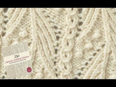 Pattern 59 from the "250 Japanese knitting stitches" by Hitomi Shida