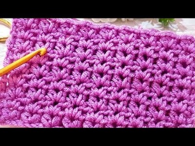 So Easy and Simple Crochet Knitting. How to crochet for beginners. crochet baby blanket
