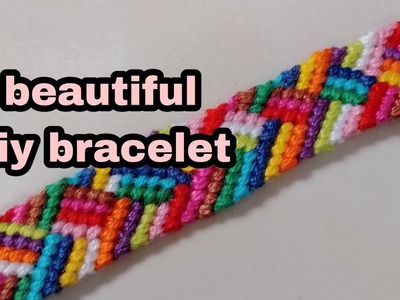 STEP BY STEP BRACELET TUTORIAL FOR BEGINNERS|HOW TO MAKE BRACELET @alzdiytv #macrame #chevron