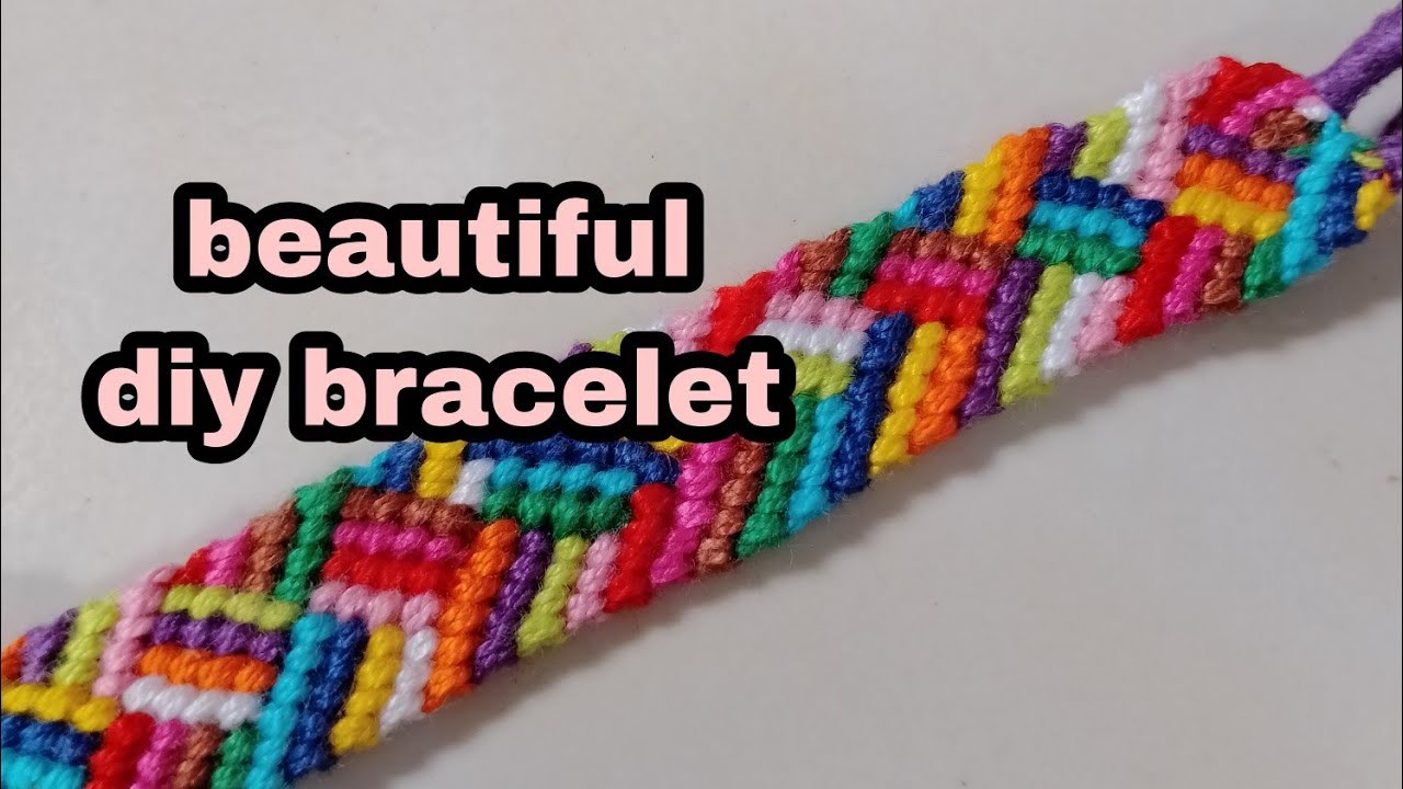 STEP BY STEP BRACELET TUTORIAL FOR BEGINNERS|HOW TO MAKE BRACELET @alzdiytv #macrame #chevron