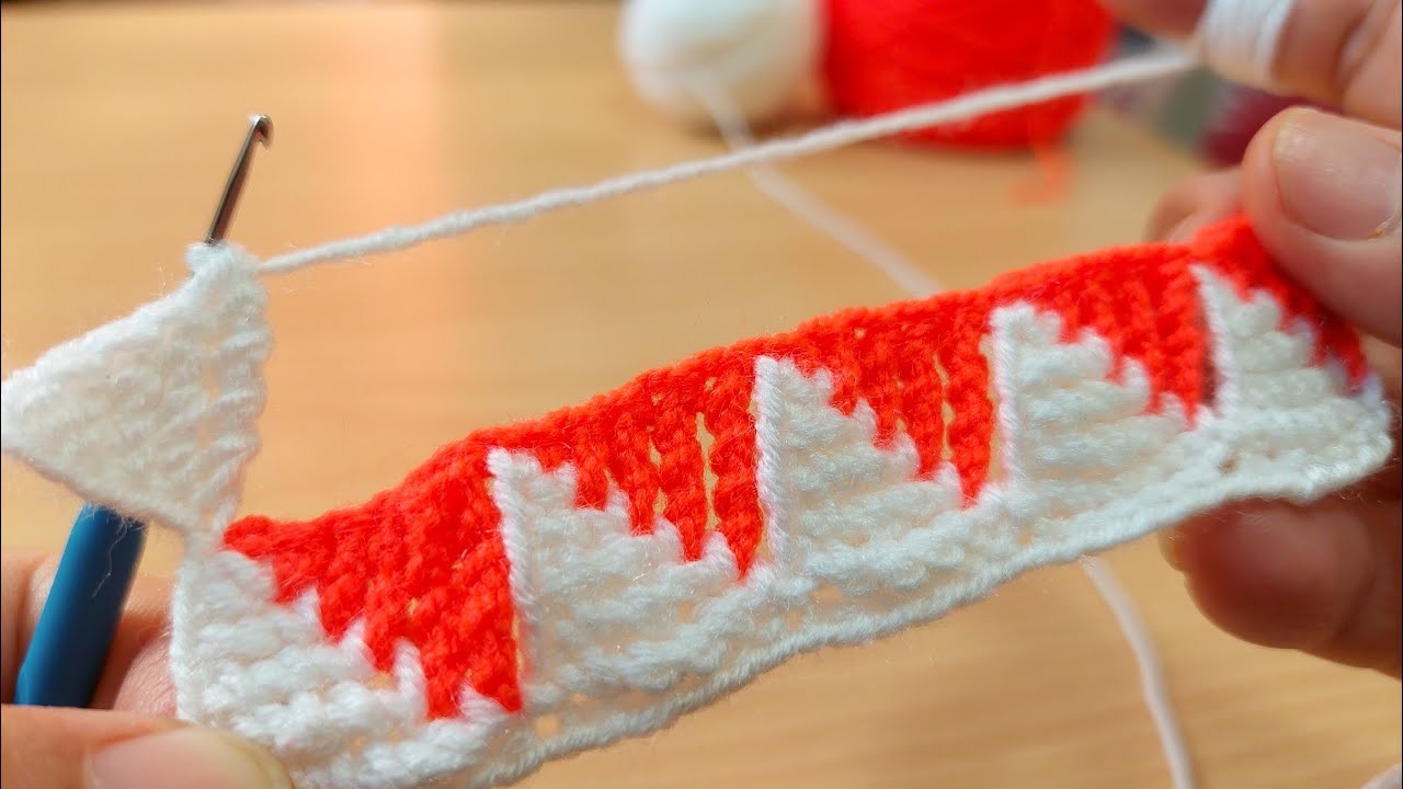 Super easy crochet triangle pattern for beginners | Easy knitting pattern | Üçgen tığ işi modeli