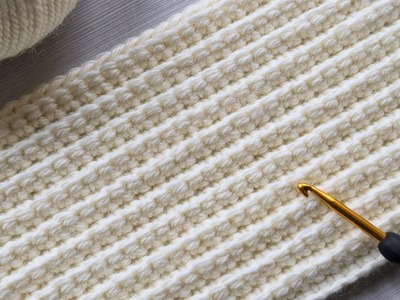 The EASIEST & BEAUTIFUL Crochet Pattern for Beginners! ???? Crochet Stitch for Baby Blankets and Bags