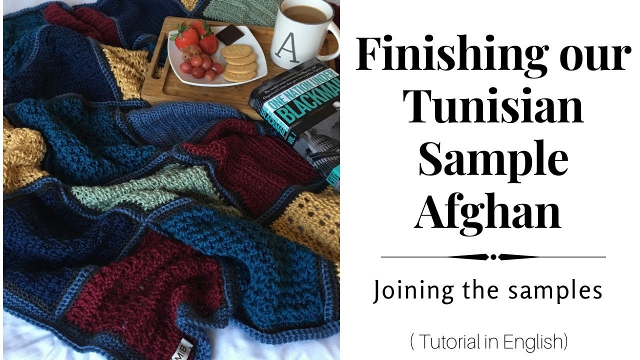 Tunisian Crochet Sampler Afghan - How to join your squares