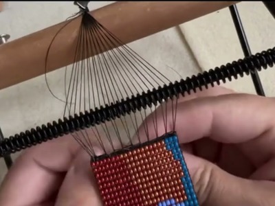 Tutorial: How to finish loom beading. How to close up or finish your ends after beading.