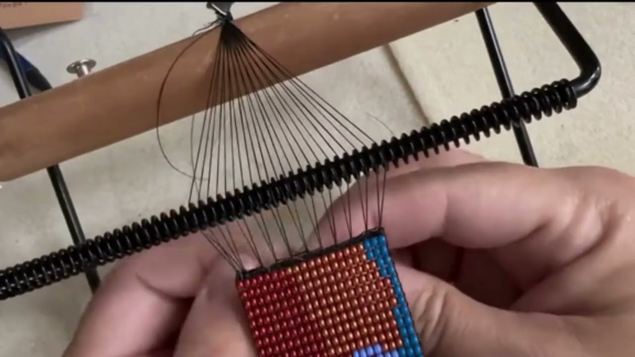 Tutorial: How to finish loom beading. How to close up or finish your ends after beading.