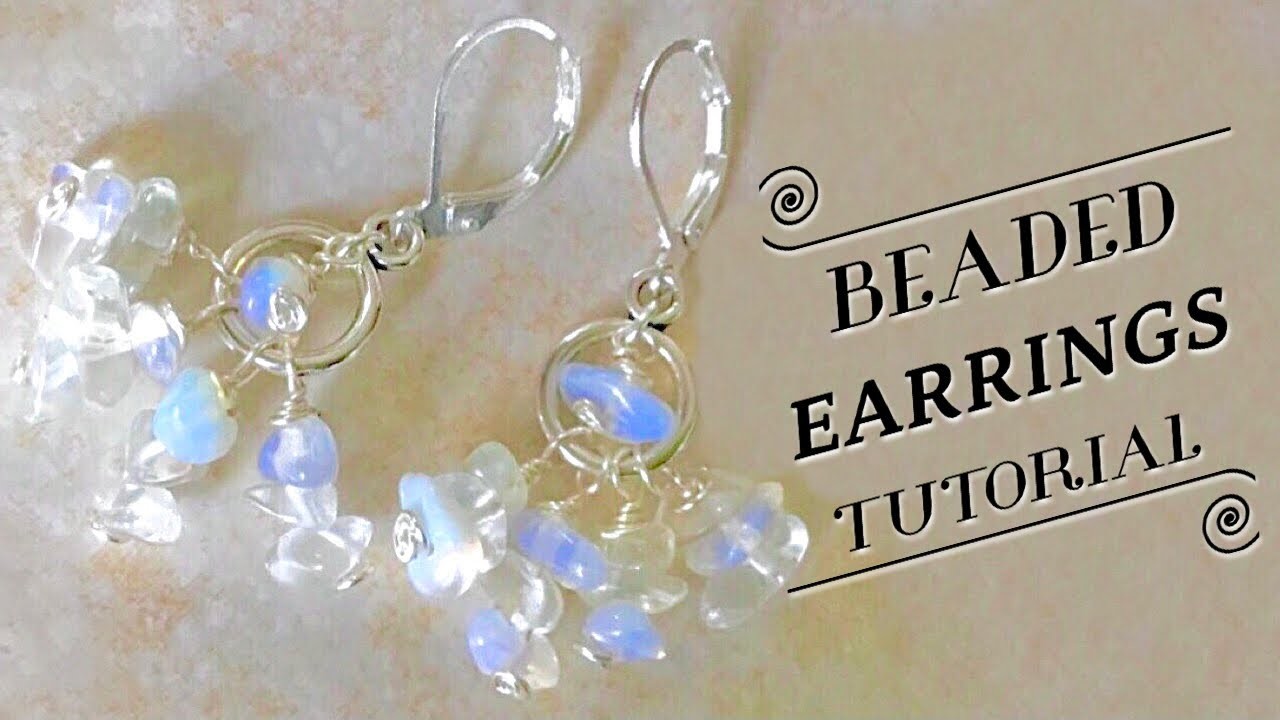 Wire Wrapping Stones | How to make Earrings with Beads | DIY Wire Wrapping Jewelry | Earrings Making