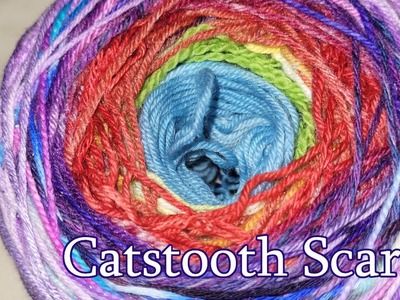 Catstooth Scarf: Cast On