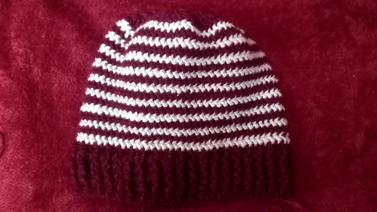 Crochet cap with leftover yarn hindi