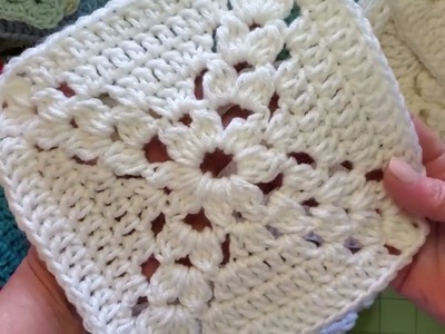 Daily Crochet Squares 2023 Week 1 Re Cap