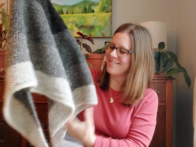 Dana Knits-Episode 6: Painting with yarn, a sweater and cross stitch