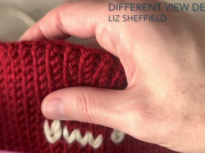 Duplicate Stitch on Crochet