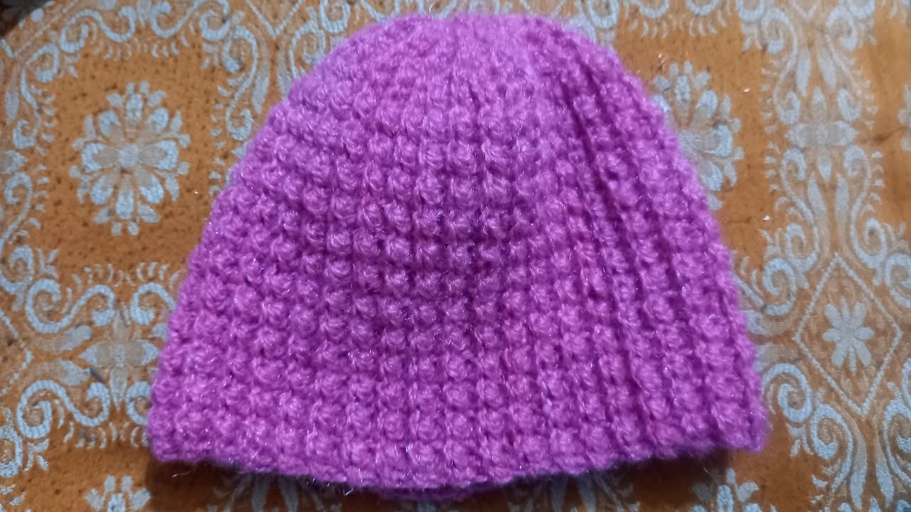 Easy and beautiful crochet cap