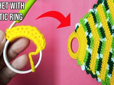 Easy Crochet Design with Bottle Cap Seal in Hindi & Urdu - Woolen Craft No. 144