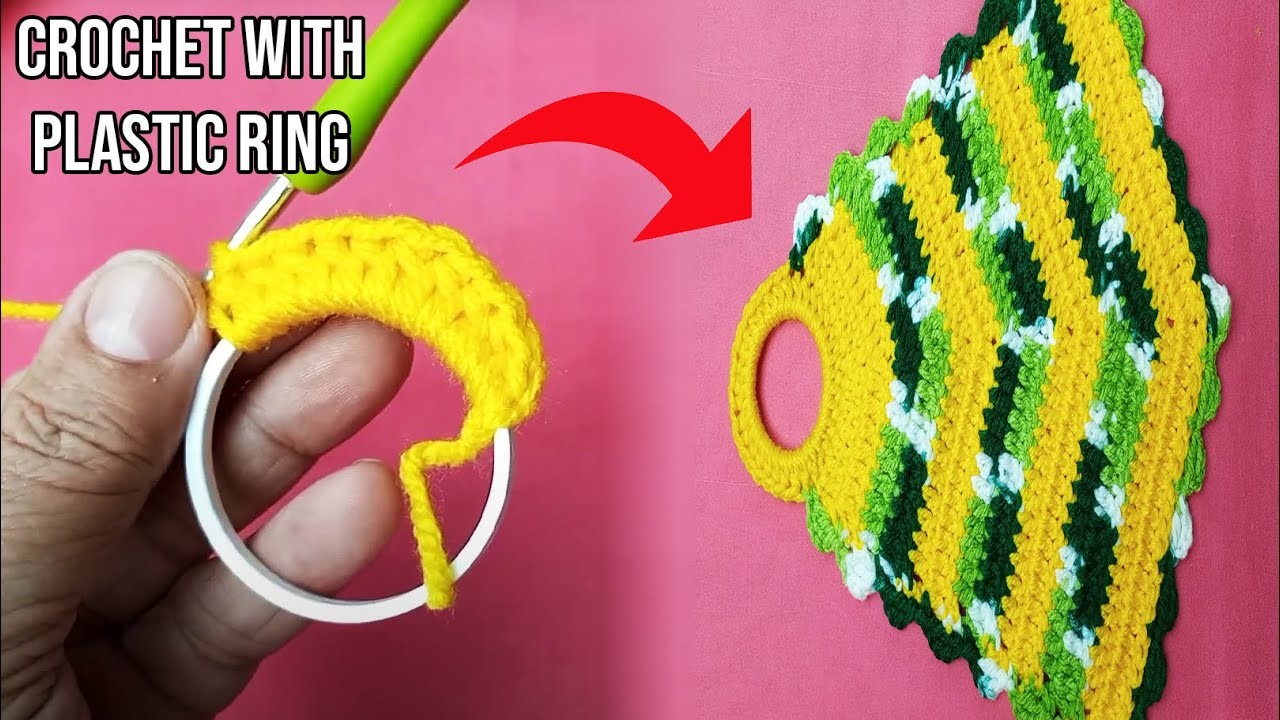 Easy Crochet Design with Bottle Cap Seal in Hindi & Urdu - Woolen Craft No. 144