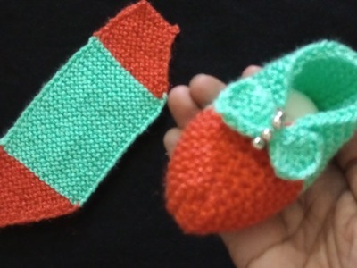 Easy Knitting Baby Shoes , Socks , Slippers , Booties