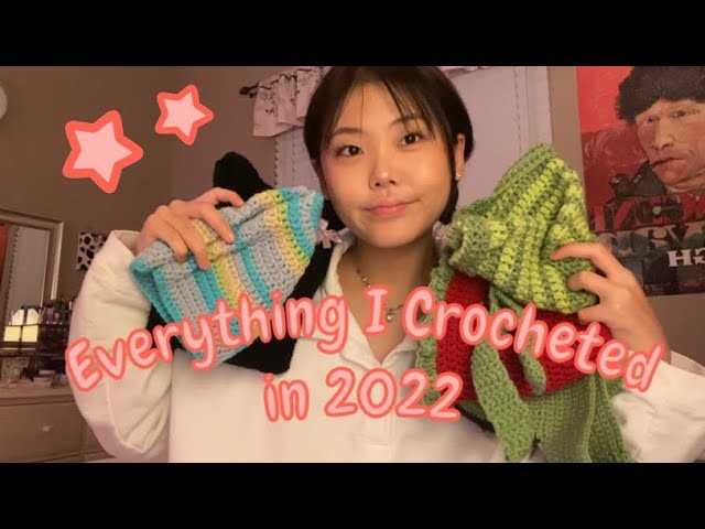 Everything I crocheted in 2022 ⭐️ collective crochet HAUL!