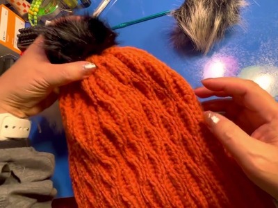 Finishing up my beanie hat #crochet
