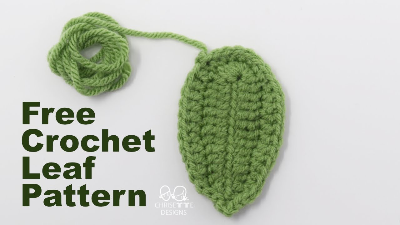 Free Easy Crochet Leaf Pattern