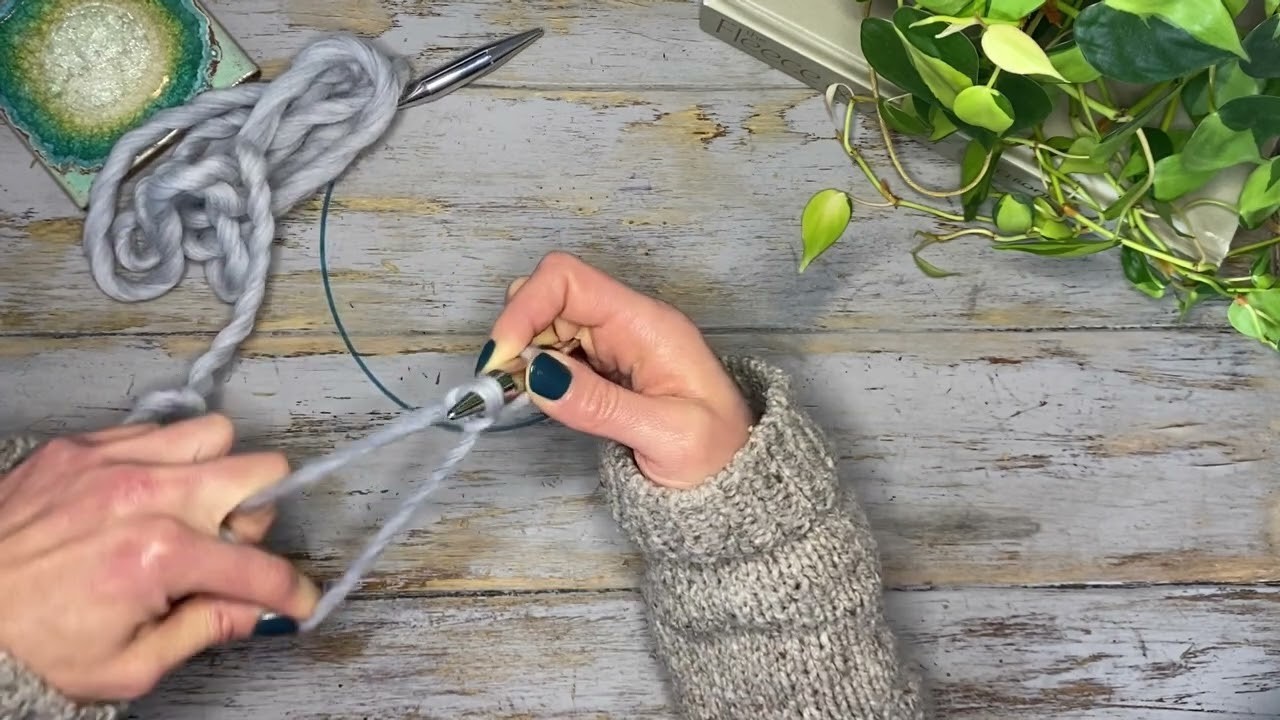 German Twisted Cast On Knitting Tutorial