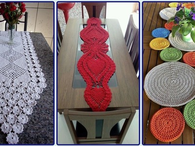 Gorgeous & Beautiful Crochet Table Cloth Designs _ Knitted Patterns