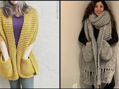 Gorgeous crochet pocket shawl free patterns ideas and collection