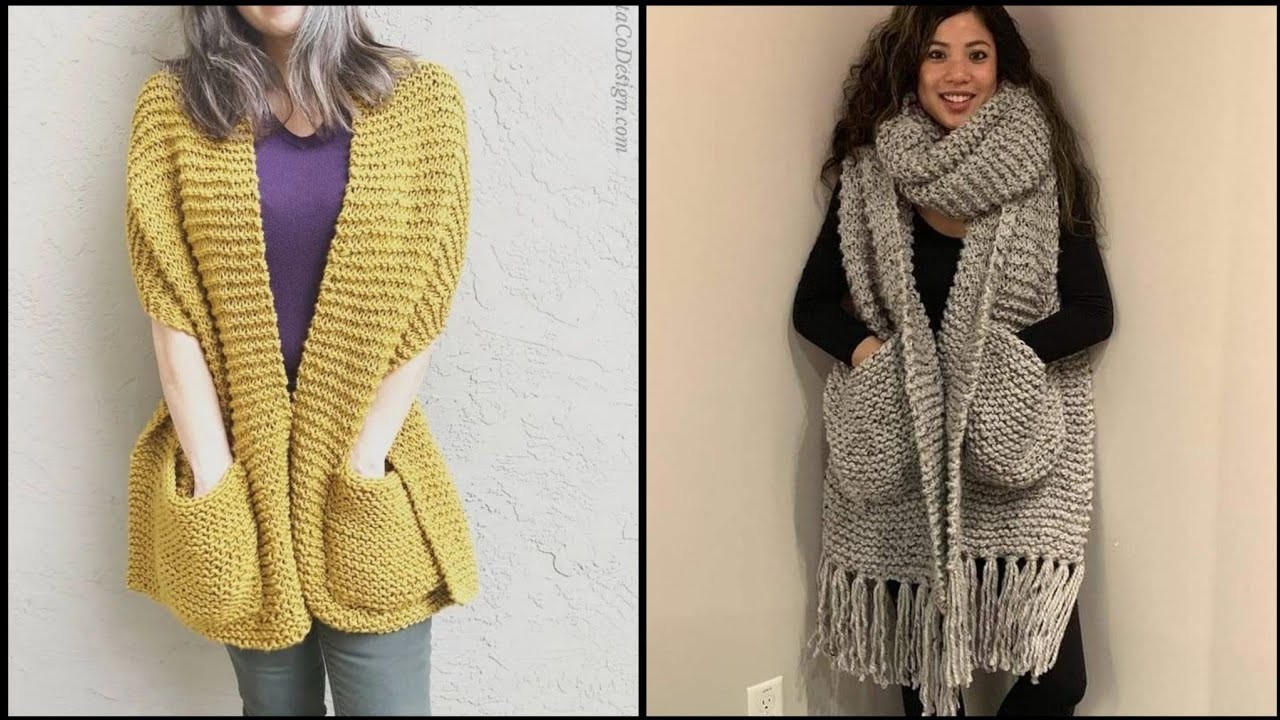 Gorgeous crochet pocket shawl free patterns ideas and collection
