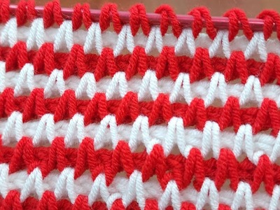 Great????Tunisian crochet baby blanket, jacket, cardigan, scarf, hat, models making. #tunisian #crochet
