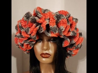 How to crochet the ruffle hat