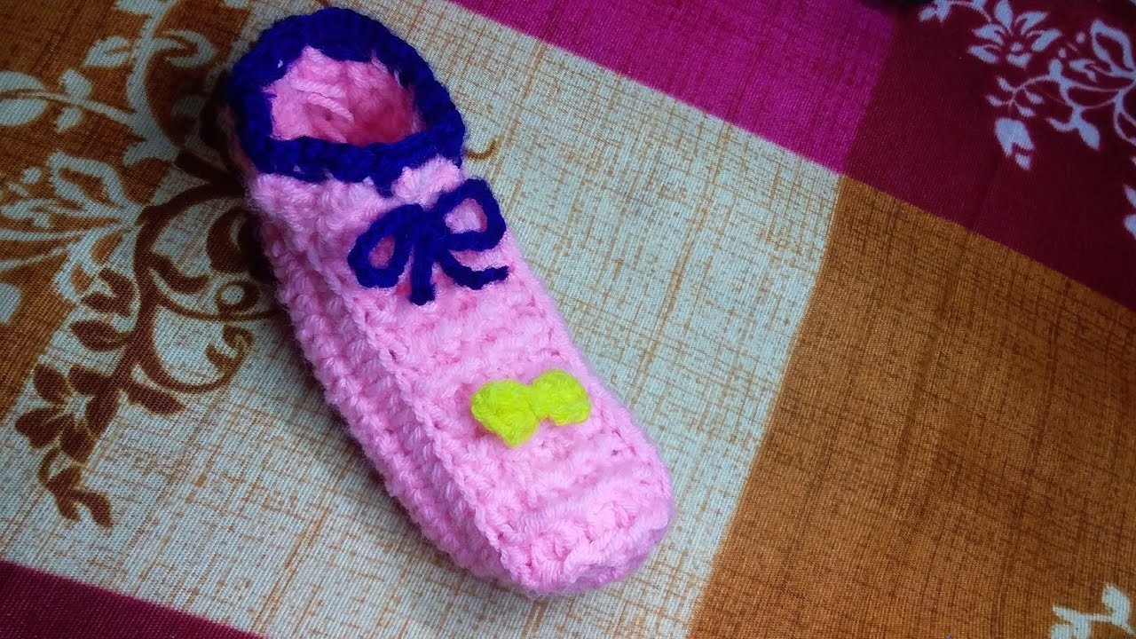 How to make woolen Baby socks or boots. 5 month to 2year baby ????