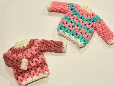 How to very easy crochet doll dress pattern for beginners _ crochet amigurumi