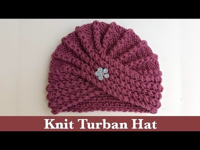 Knit Turban Hat (Beanie)